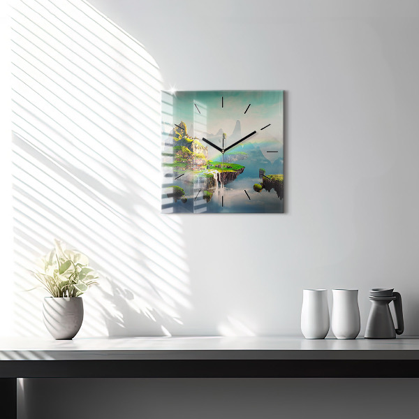 Štvorcové hodiny Čínska fantázia