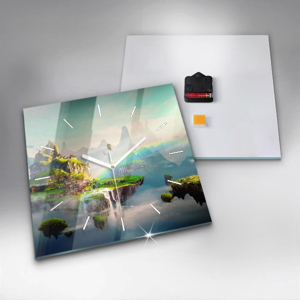 Štvorcové hodiny Čínska fantázia