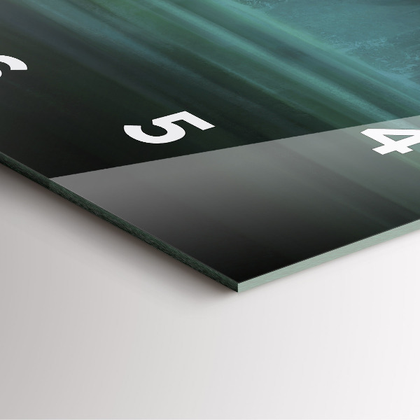 Štvorcové hodiny Muž a monštrum v močiari