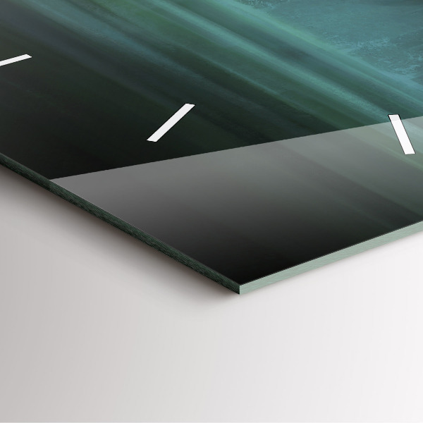 Štvorcové hodiny Muž a monštrum v močiari