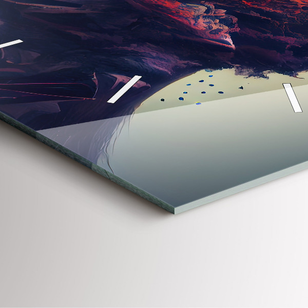 Štvorcové hodiny Abstraktná žena