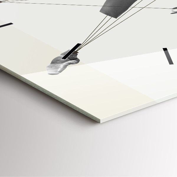 Štvorcové hodiny Abstraktná tanečnica