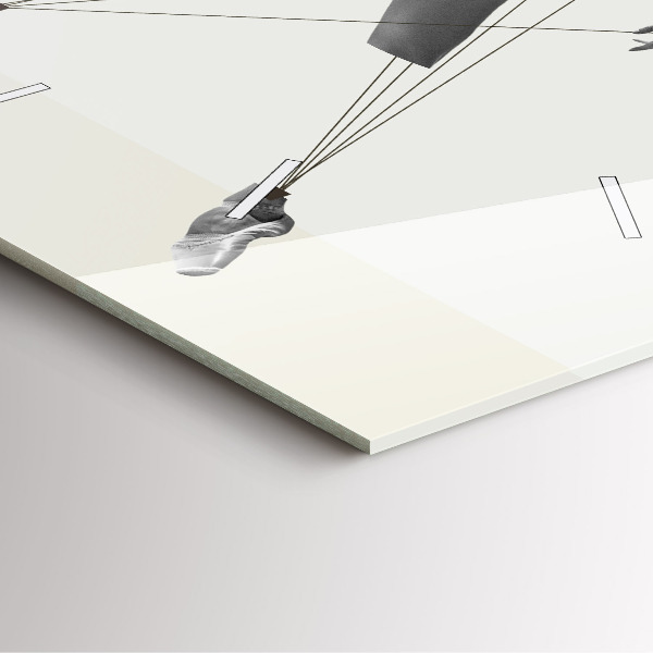 Štvorcové hodiny Abstraktná tanečnica