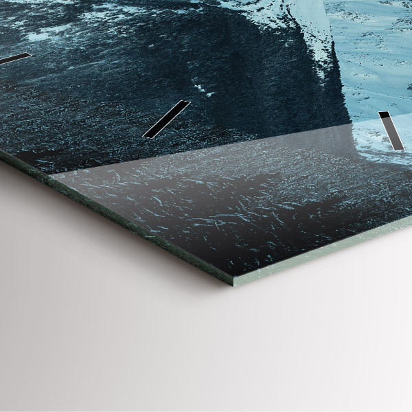 Štvorcové hodiny Pohorie v zime