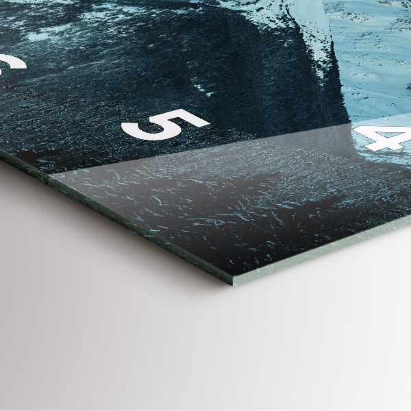 Štvorcové hodiny Pohorie v zime