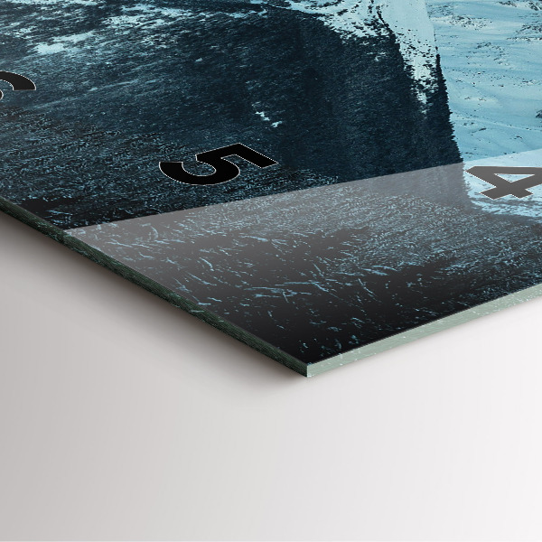 Štvorcové hodiny Pohorie v zime