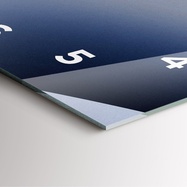 Štvorcové hodiny Abstrakcia slnka