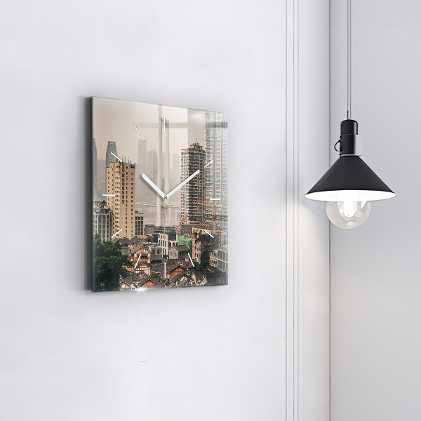 Štvorcové hodiny Staré mesto Chongqing