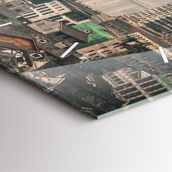 Štvorcové hodiny Staré mesto Chongqing