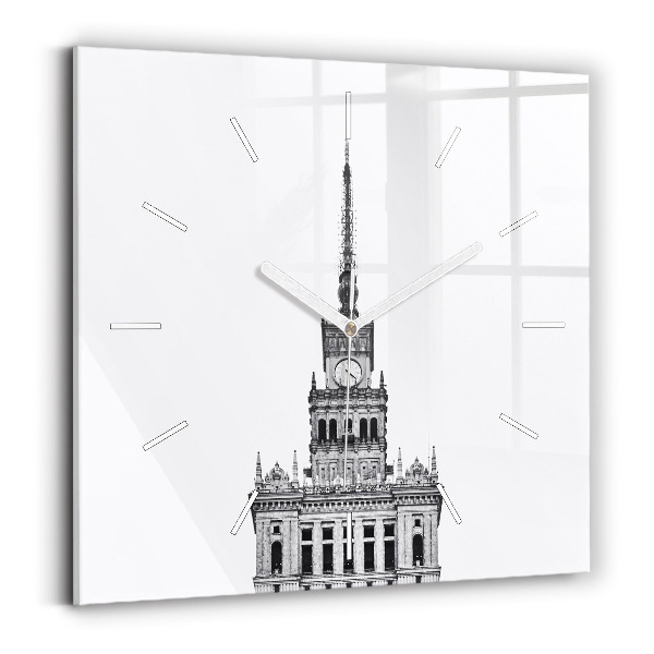 Štvorcové hodiny Palác kultúry a vedy