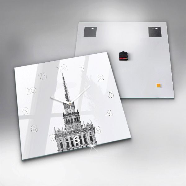 Štvorcové hodiny Palác kultúry a vedy