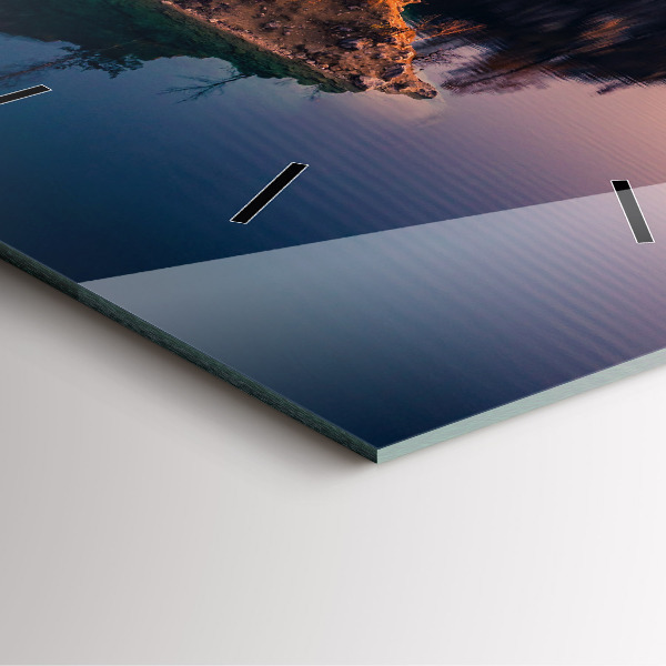 Štvorcové hodiny Krakovské jazero Zakrzówek