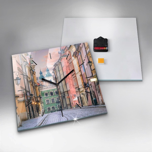 Štvorcové hodiny Staré mesto vo Varšave