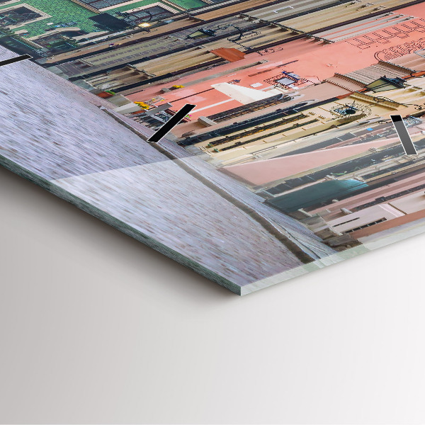 Štvorcové hodiny Staré mesto vo Varšave