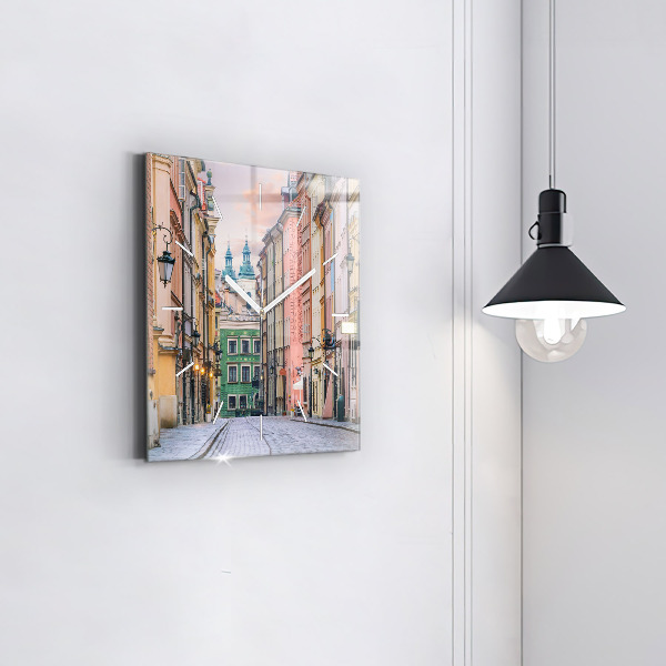 Štvorcové hodiny Staré mesto vo Varšave