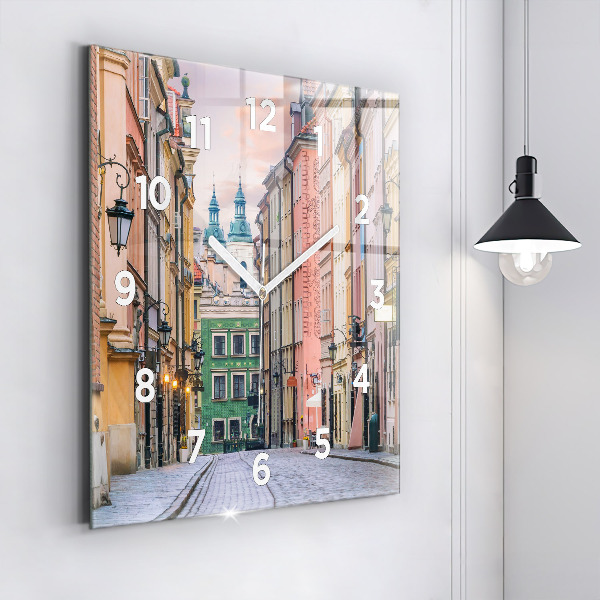 Štvorcové hodiny Staré mesto vo Varšave