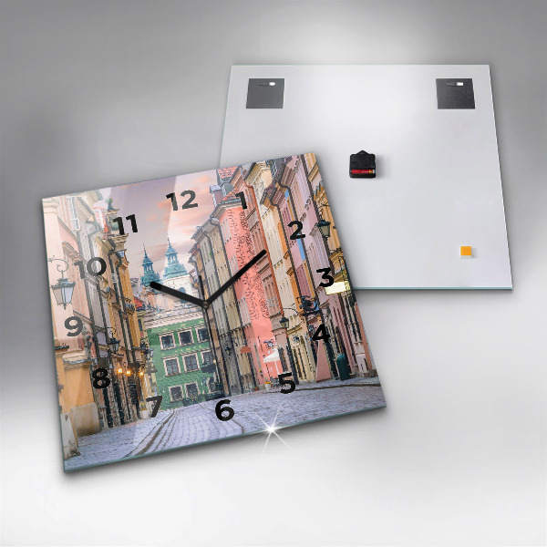 Štvorcové hodiny Staré mesto vo Varšave