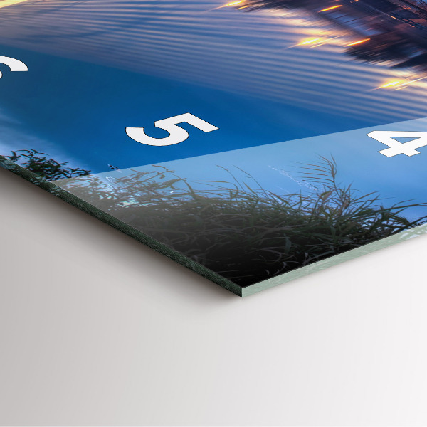 Štvorcové hodiny Most Rędziński Wrocław