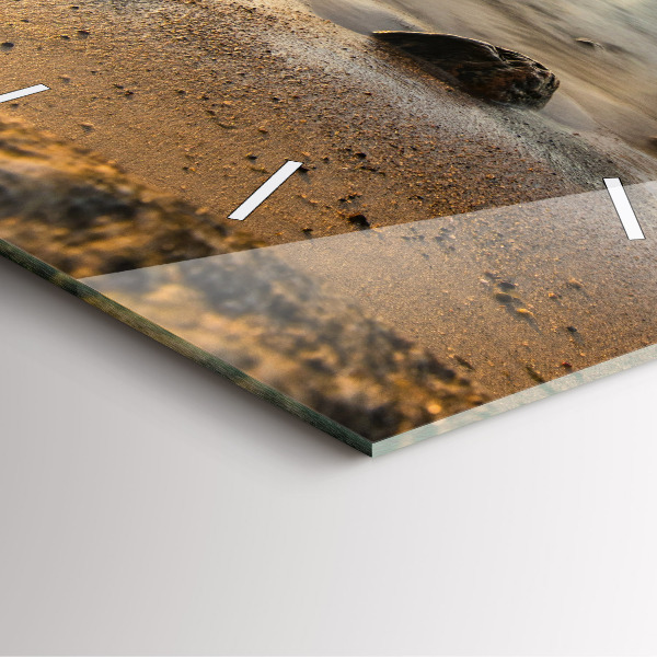 Štvorcové hodiny Východ slnka Baltské more