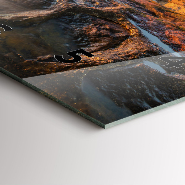 Štvorcové hodiny Maják a Baltské more