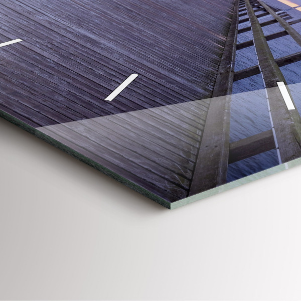 Štvorcové hodiny Mólo pri Baltskom mori