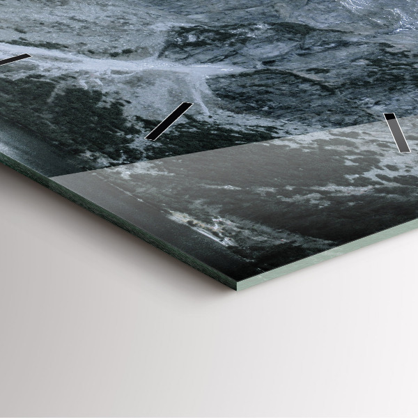 Štvorcové hodiny Morskie Oko v Tatrách