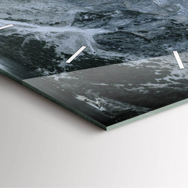 Štvorcové hodiny Morskie Oko v Tatrách