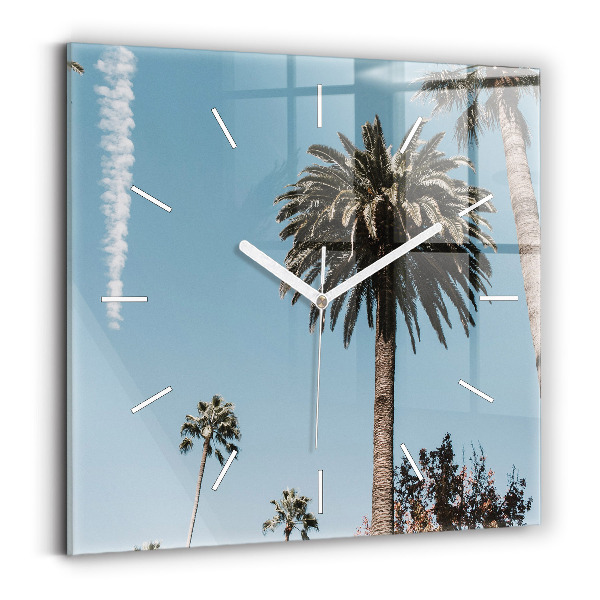 Štvorcové hodiny Palmy v Los Angeles
