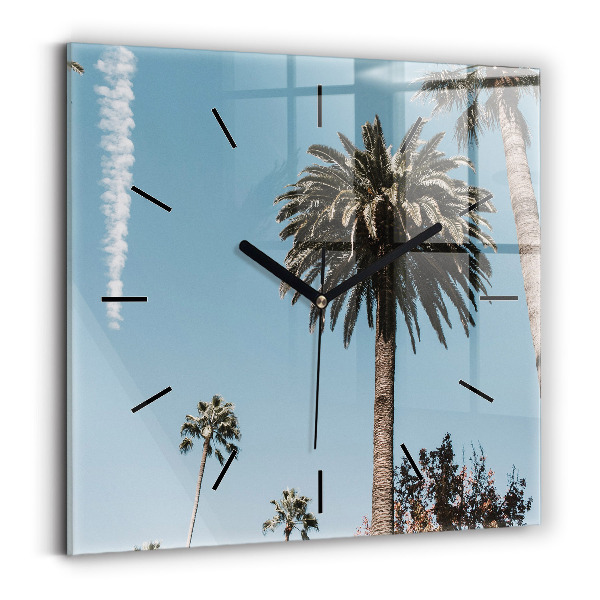 Štvorcové hodiny Palmy v Los Angeles