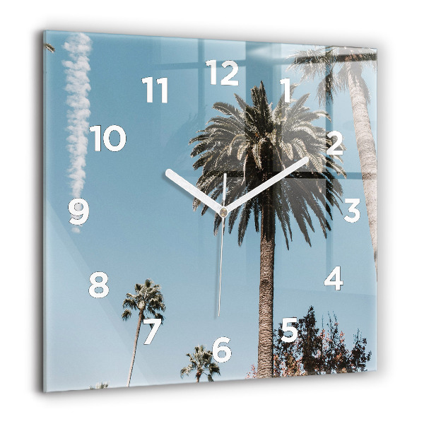 Štvorcové hodiny Palmy v Los Angeles