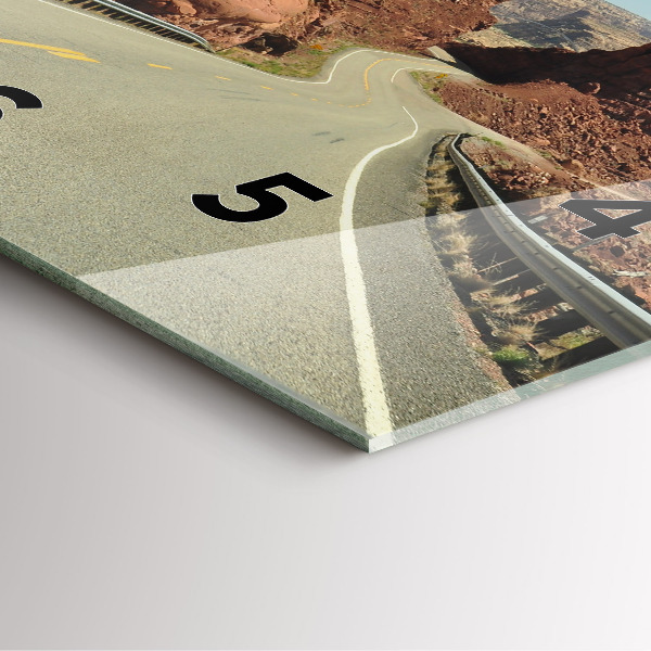 Štvorcové hodiny Route 66 v USA