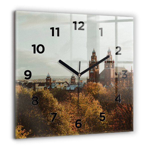 Štvorcové hodiny Galéria umenia v Glasgowe
