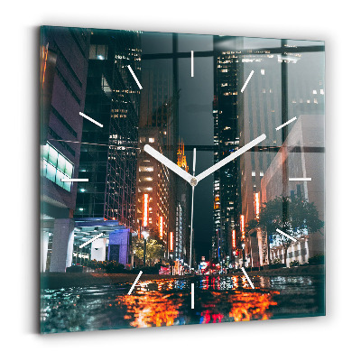 Štvorcové hodiny Hotel Hilton v Houstone