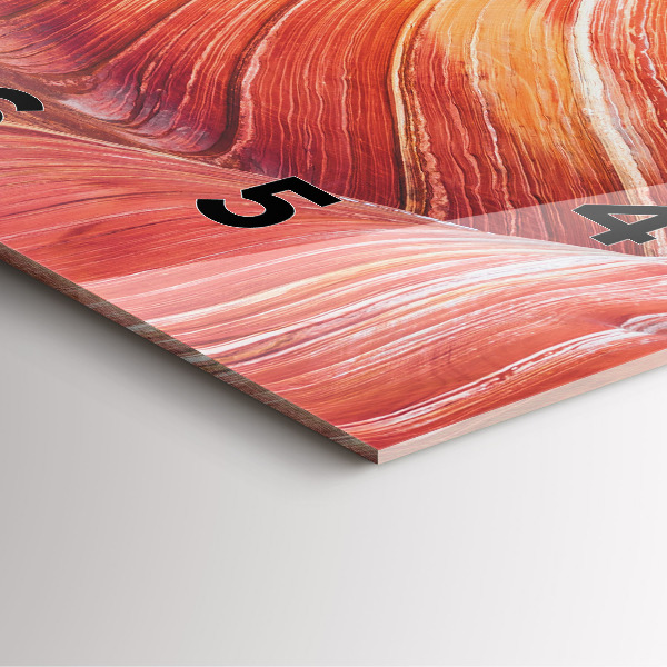 Štvorcové hodiny Malebný Grand Canyon