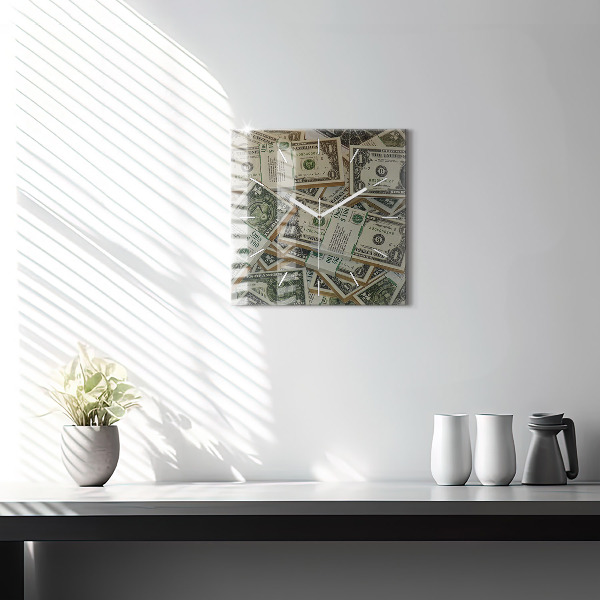 Štvorcové hodiny 1 americký dolár