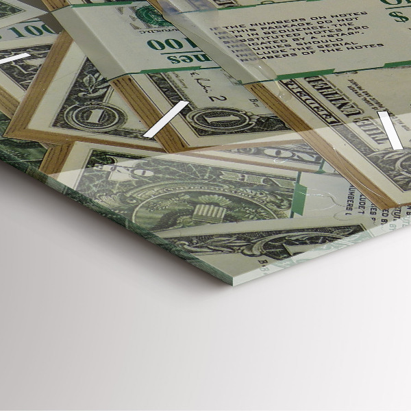 Štvorcové hodiny 1 americký dolár