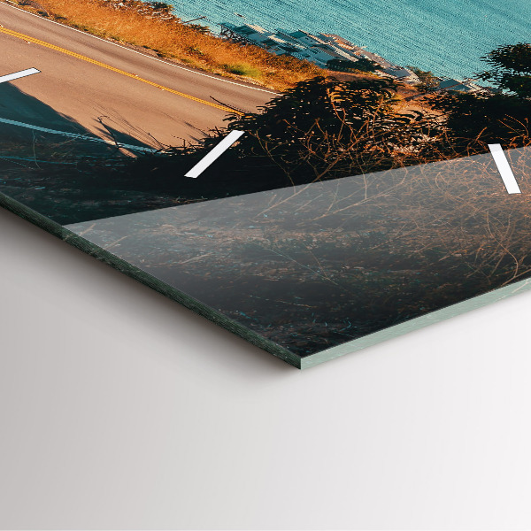 Štvorcové hodiny Palmy v Malibu