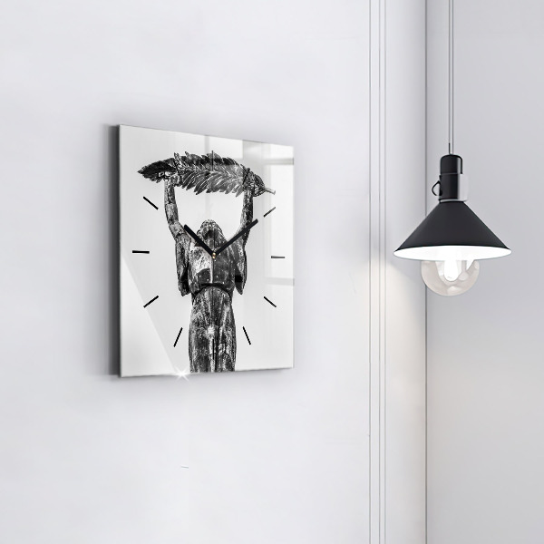 Štvorcové hodiny Socha slobody v Budapešti