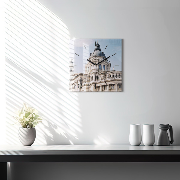 Štvorcové hodiny Bazilika sv Štefan