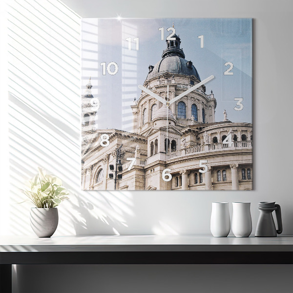 Štvorcové hodiny Bazilika sv Štefan