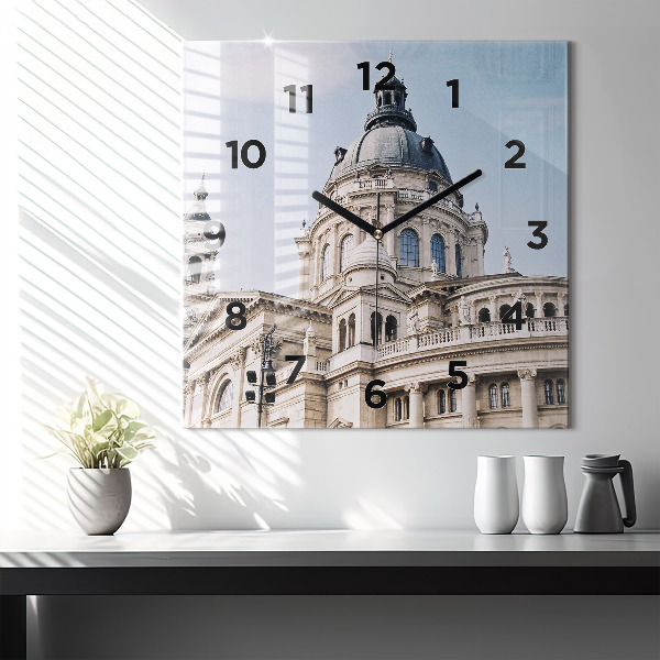 Štvorcové hodiny Bazilika sv Štefan