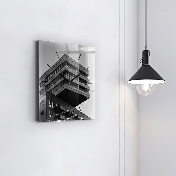 Štvorcové hodiny Architektúra v Amsterdame