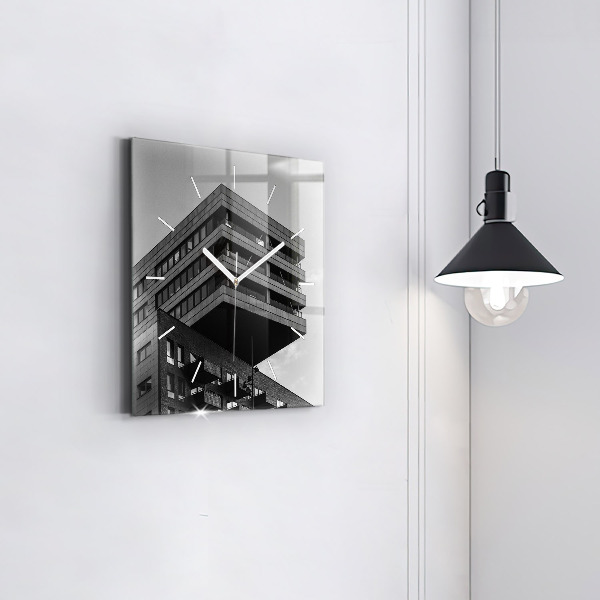 Štvorcové hodiny Architektúra v Amsterdame