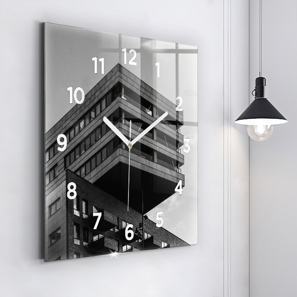 Štvorcové hodiny Architektúra v Amsterdame