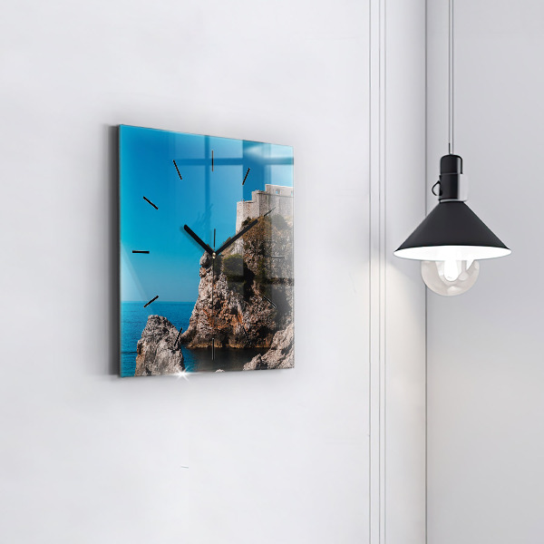 Štvorcové hodiny Útesy v Dubrovníku