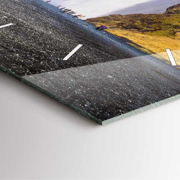 Štvorcové hodiny Vodopád na Islande