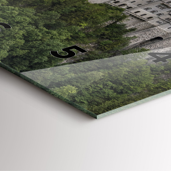 Štvorcové hodiny Zámok Neuschwanstein