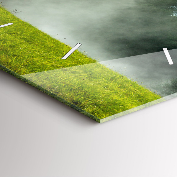 Štvorcové hodiny Horská krajina