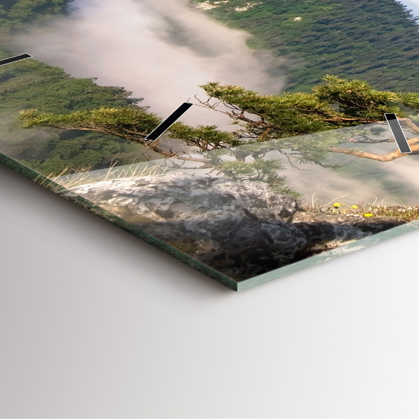 Štvorcové hodiny Sokolica Wierch v Pieninách