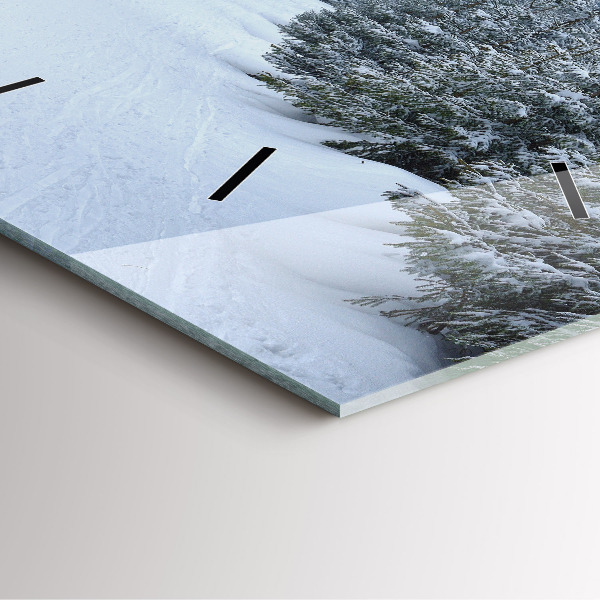 Štvorcové hodiny České Krkonoše v zime